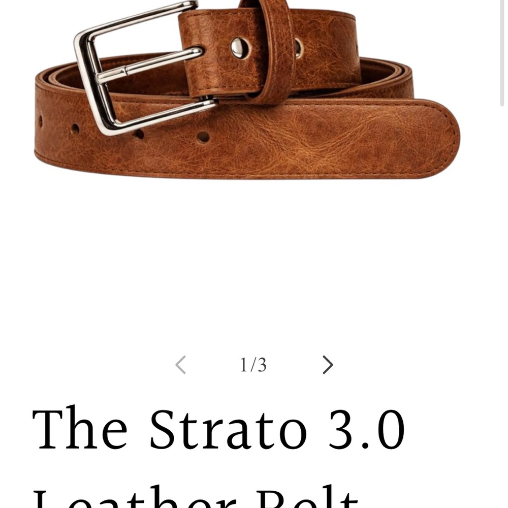 Iliac The Strato 3.0 Leather Belt — Brown